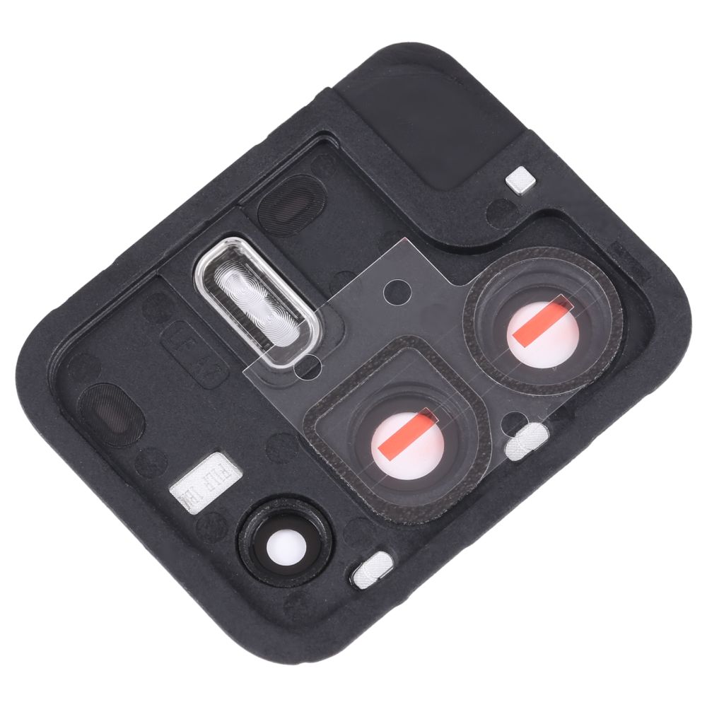 Camera Lens Glass with Frame for Vivo V23 5G Black