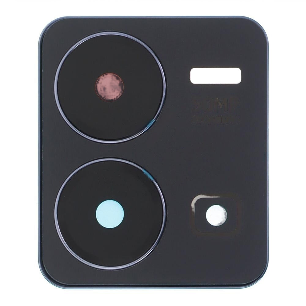 Camera Lens Glass with Frame for Vivo Y35 2022 Black