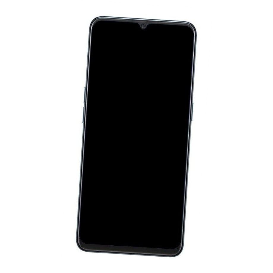 Camera Lens Glass with Frame for Oppo F15 Black