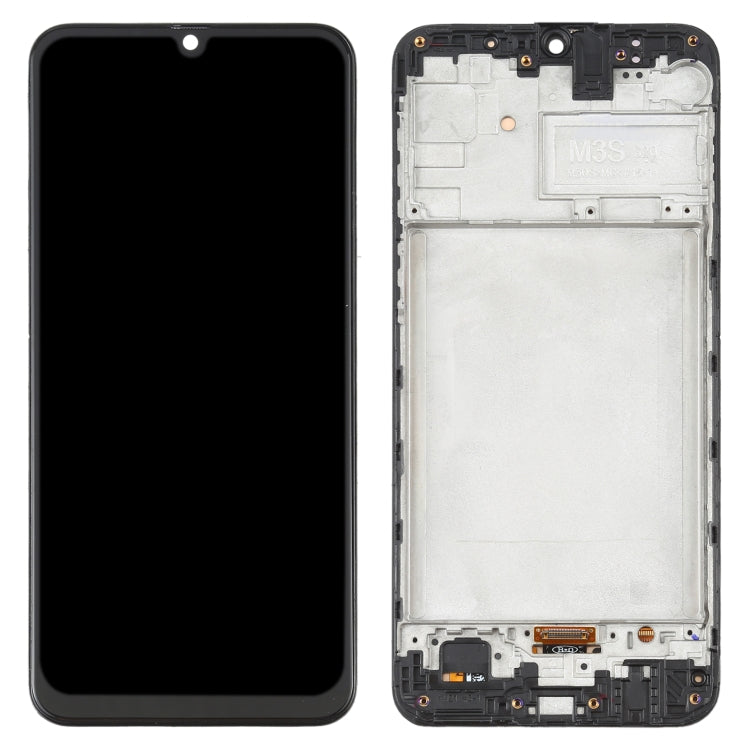OLED Display Screen With Frame For Samsung Galaxy M31 Fingerprint Working ( Folder, Combo )