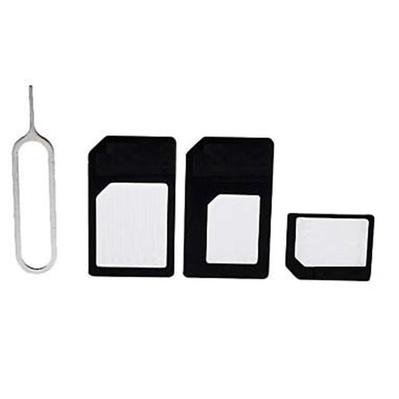 Sim Adapter For Apple iPhone 4, 4G Nano Sim to Micro Sim / Regular Sim