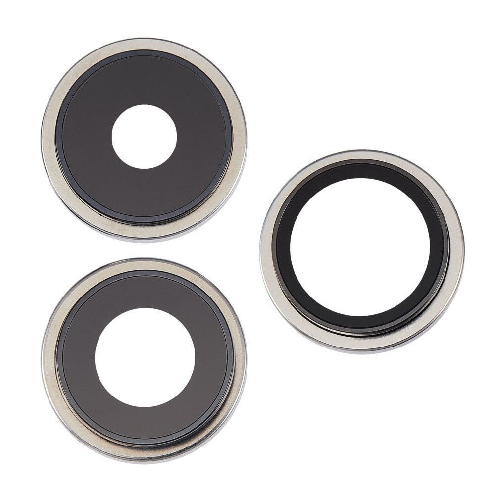 Camera Lens Glass with Frame for Apple iPhone 15 Pro