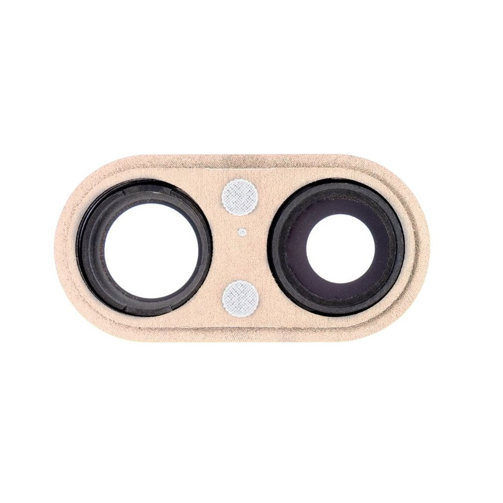 Camera Lens Glass with Frame for Apple iPhone 8 Plus Gold