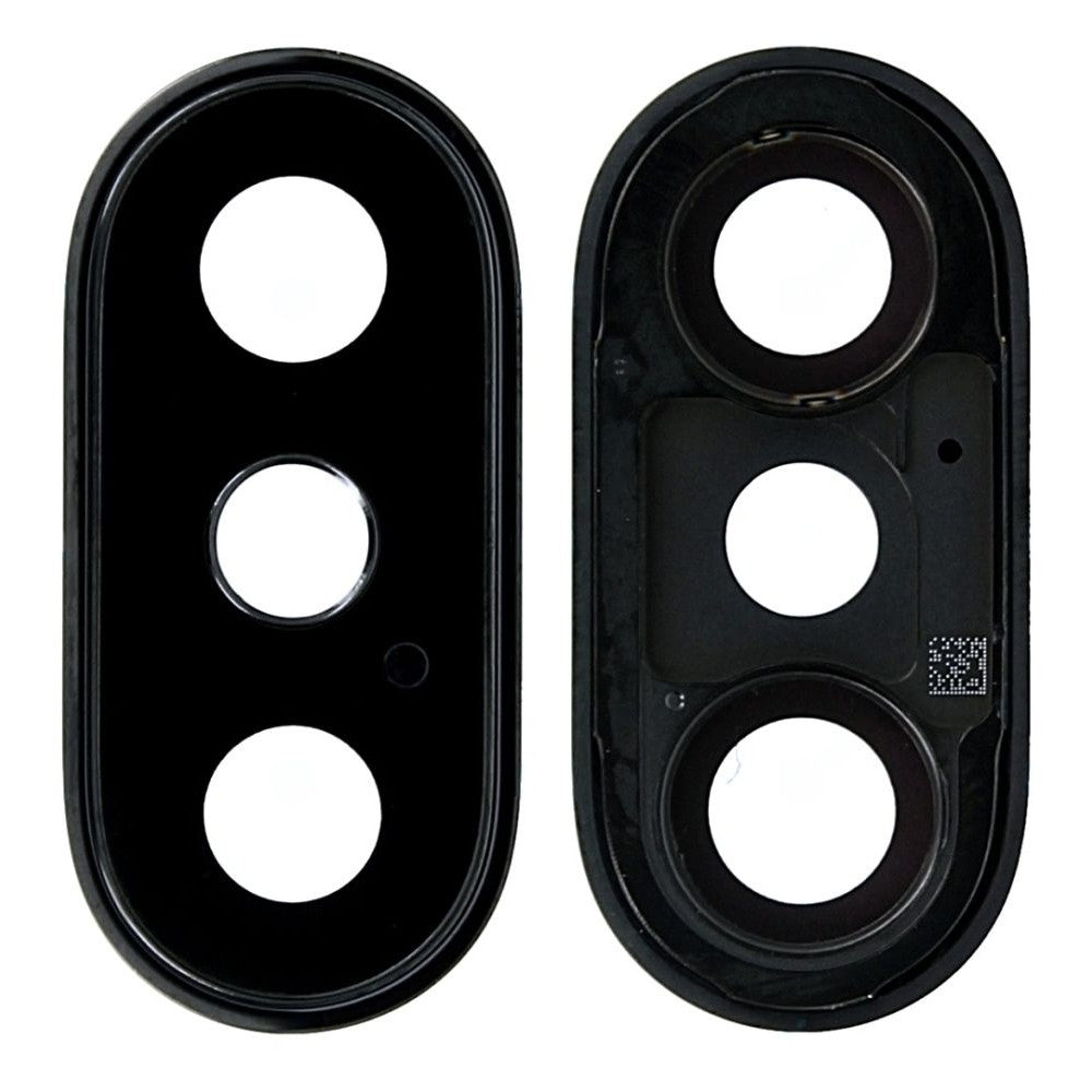 Camera Lens Glass with Frame for Apple iPhone X