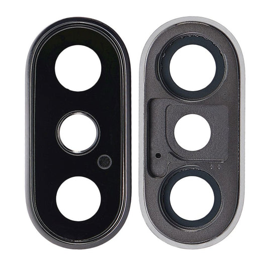 Camera Lens Glass with Frame for Apple iPhone XS