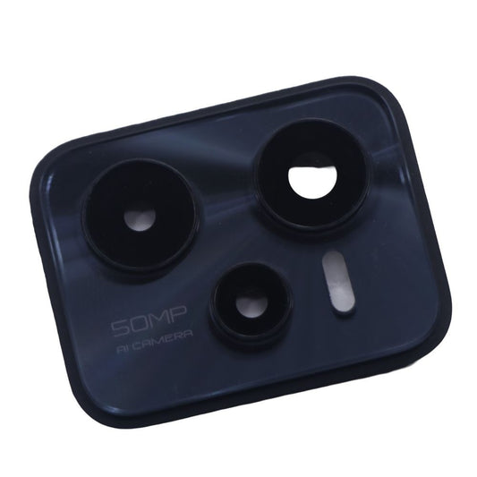 Camera Lens Glass with Frame for Realme C35 Black