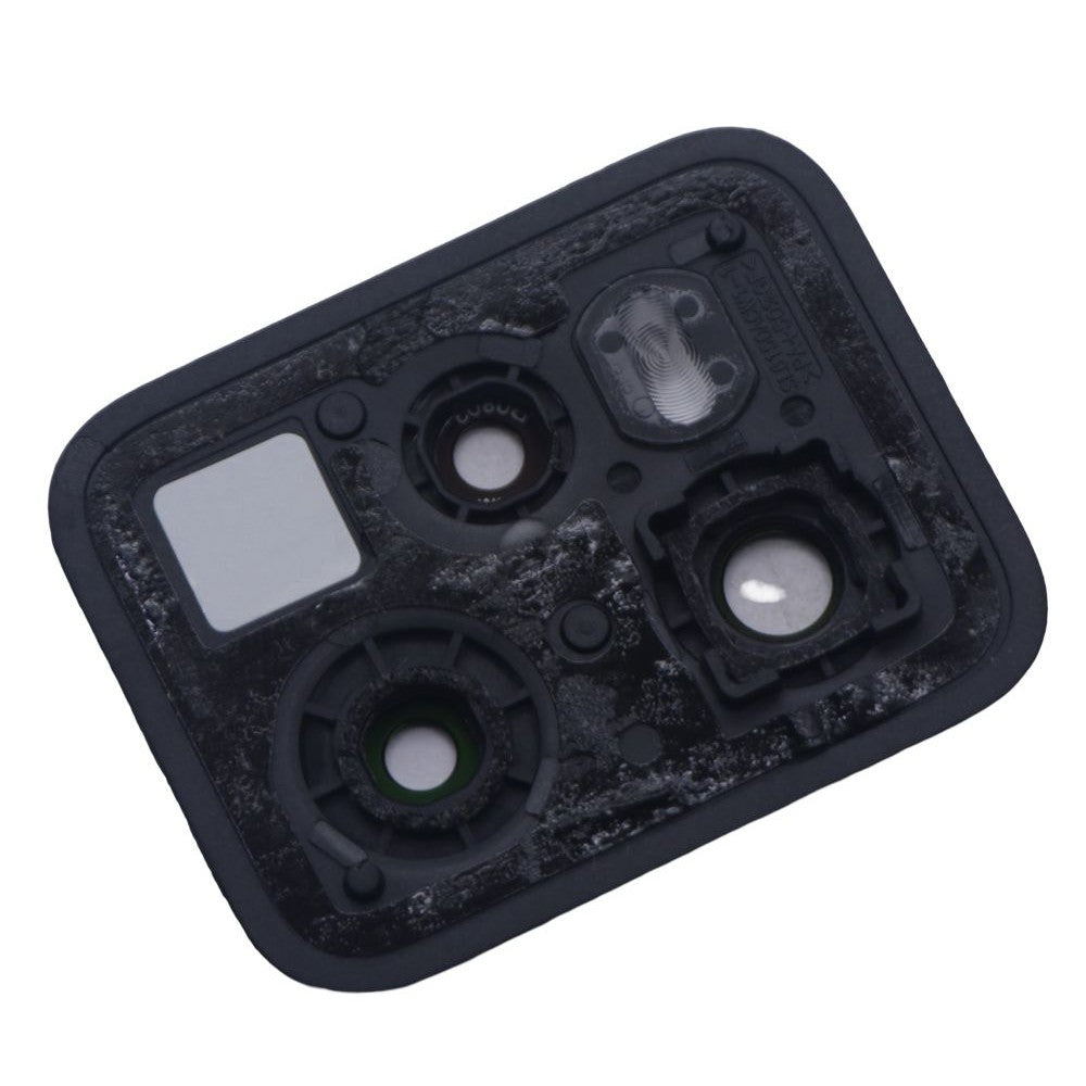 Camera Lens Glass with Frame for Realme C35 Black
