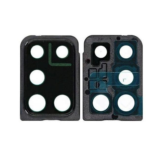 Camera Lens Glass with Frame for Samsung Galaxy A21s Blue