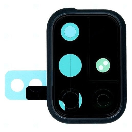 Camera Lens Glass with Frame for Samsung Galaxy A71 Black