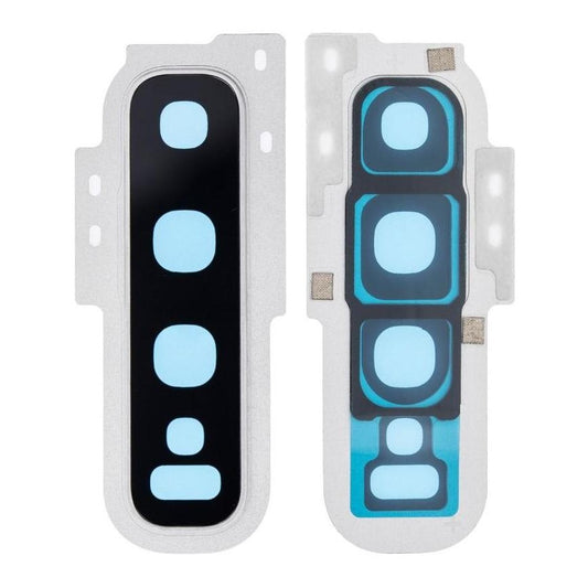 Camera Lens Glass with Frame for Samsung Galaxy S10 White