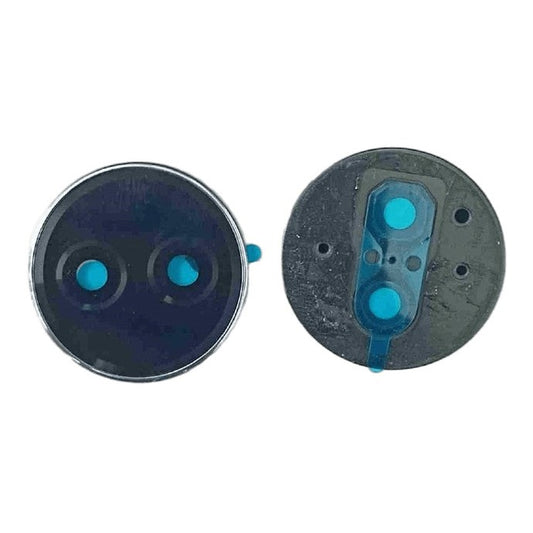 Camera Lens Glass with Frame for Vivo Y02 Black