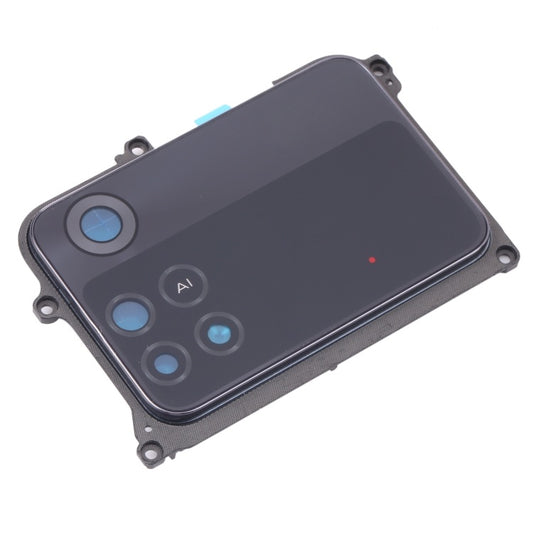 Camera Lens Glass with Frame for Xiaomi Poco M4 Pro Black