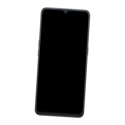 Camera Lens Glass with Frame for Oppo F15 Black
