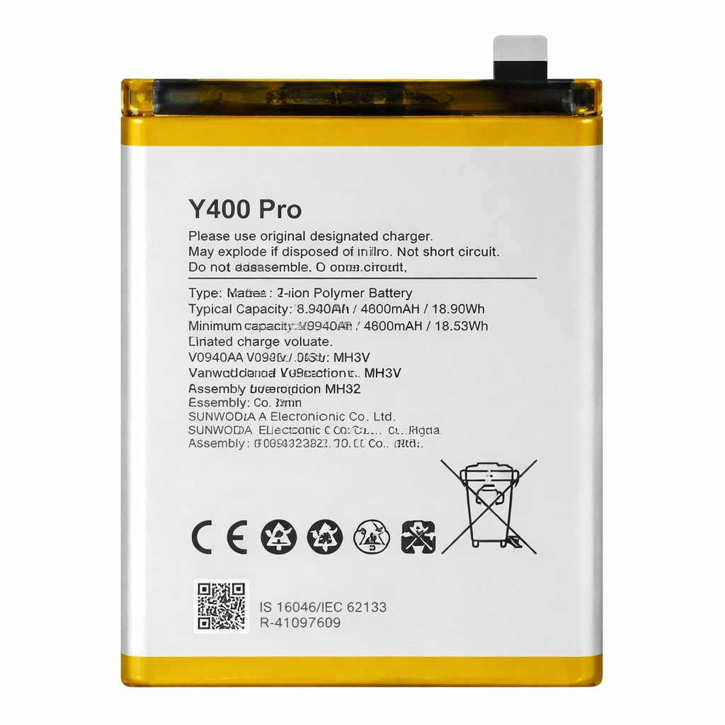 Battery For Vivo Y400 Pro 5G